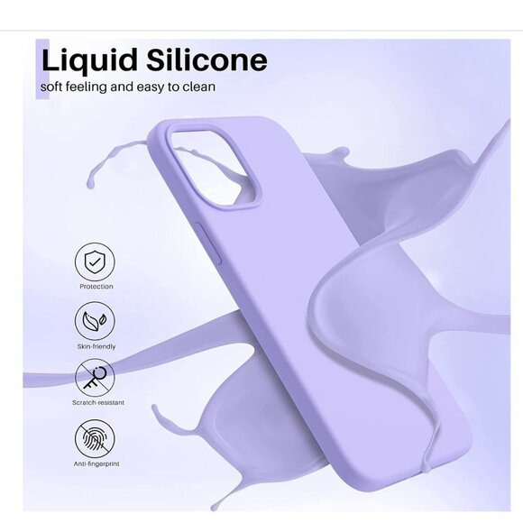 Ornarto Shockproof Protective Phone Case for 6.7" iPhone 12 Pro Max - Purple NWT - Picture 2 of 7